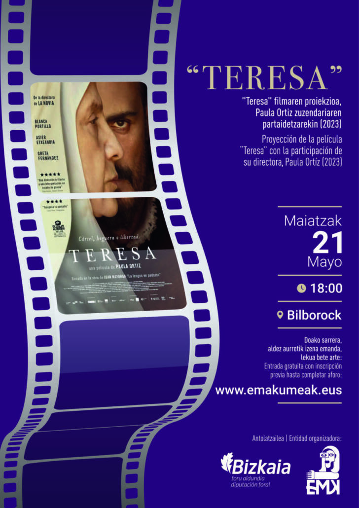 "TERESA"ren proiekzioa. Paula Ortizen film bat.